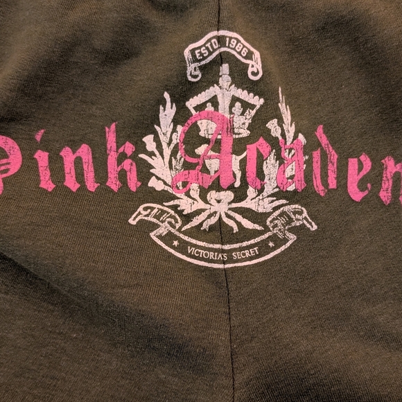 Pink Victorias Secret Olive Joggers with Pink Emblem - Picture 3 of 3